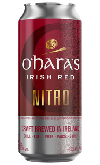 Carlow O'Hara's Irish Red Ale Nitro Can 440ml