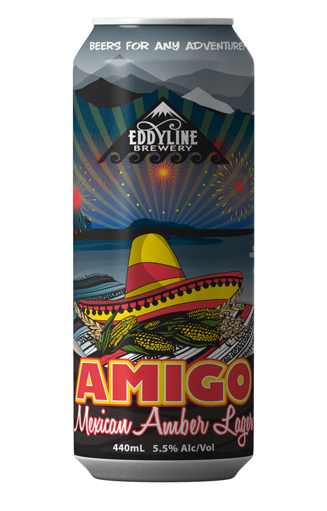 Eddyline Amigo Amber Lager 440ml