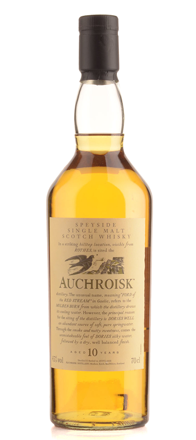 Auchroisk 10yo Flora & Fauna Series Single Malt Whisky 43% 700mL