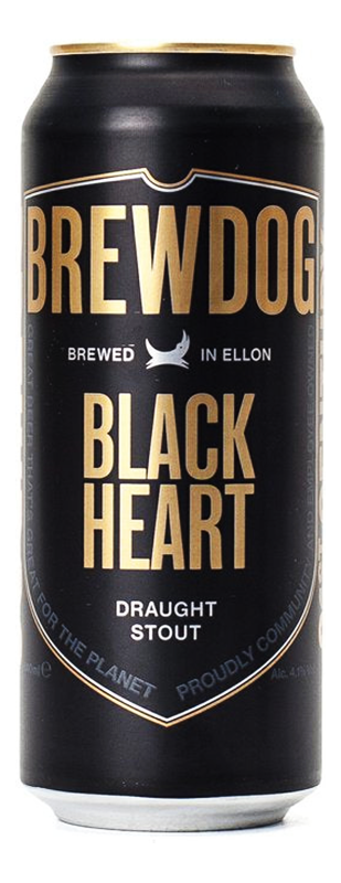 Brewdog Black Heart Draught Stout 440ml