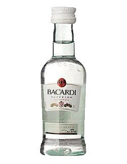 Bacardi Superior 50ml Miniature