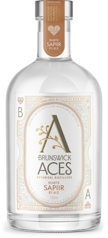 Brunswick Aces Hearts Sapiir Gin 0% 700ml
