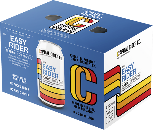 Capital Cider Easy Rider 6 pack