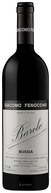 Giacomo Fenocchio Barolo Bussia Riserva DOCG 2016