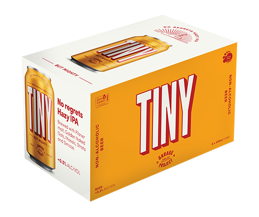 Garage Project Tiny Hazy IPA Non Alcoholic Beer 6pk Cans