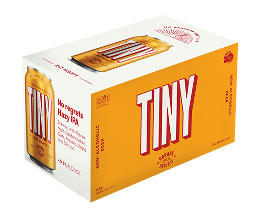 Garage Project Tiny Hazy IPA Non Alcoholic Beer 6 pack