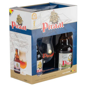 Piraat 2x330ml Gift Set With Glass