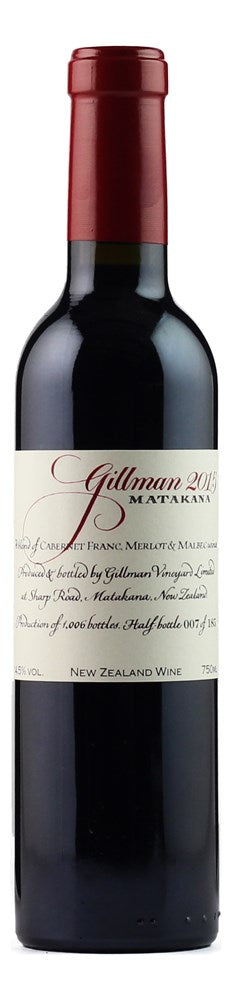 Gillman Matakana Cabernet Franc Merlot Malbec 2017 375ml