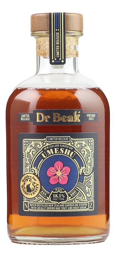 Dr Beak Umeshu Plum Gin Liqueur 2022 Release 19.1% 500ml