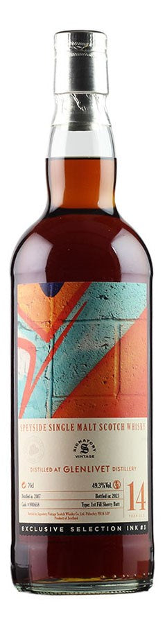 Glenlivet 'Signatory' 2007/14yo Exclusive Selection Ink 