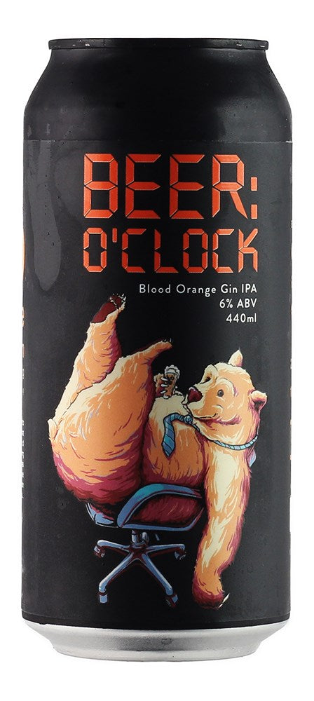 Double Vision Beer O'Clock Blood Orange Gin IPA 440ml