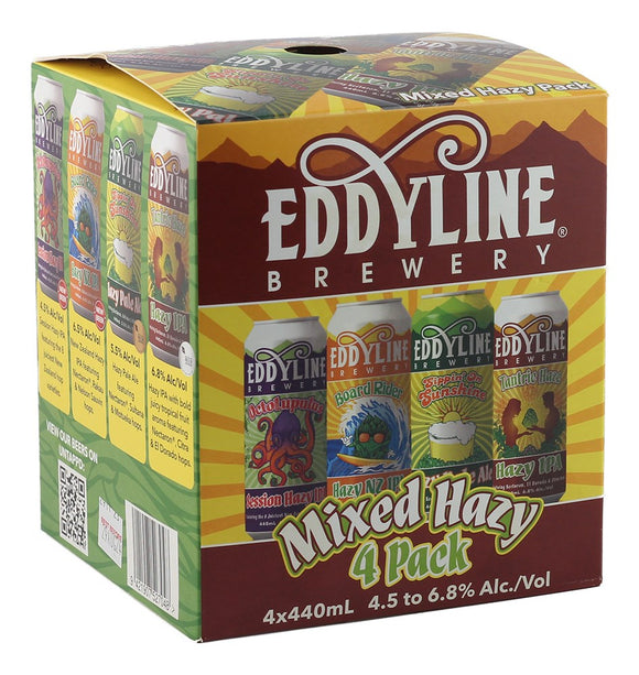 Eddyline Mixed Hazy 4 pack