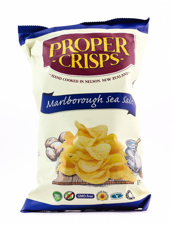 Proper Crisps Marlborough Seasalt 150 grams