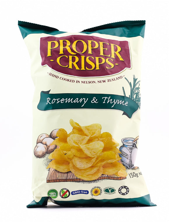 Proper Crisps Rosemary & Thyme 150gm