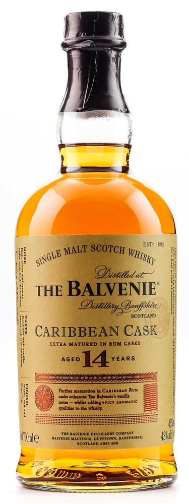 Balvenie 14 YO Caribbean Cask 43% 700ml
