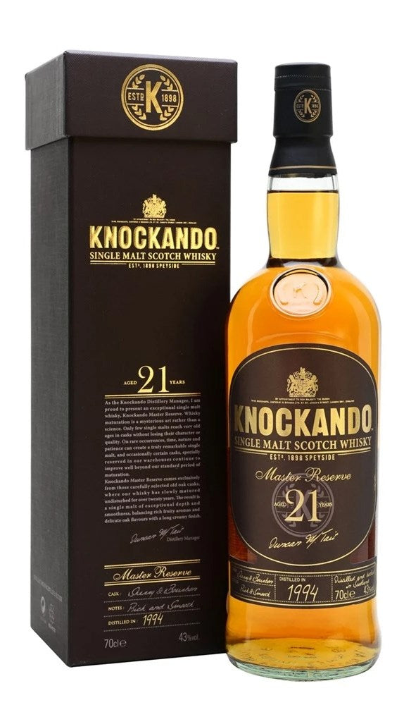 KNOCKANDO 21YO MASTERS RESERVE 43% 700ML