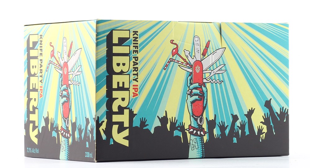 Liberty Knife Party IPA 330ml 6 pack