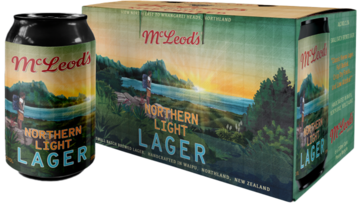 McLeod's Norther Light Lager 6pk Cans