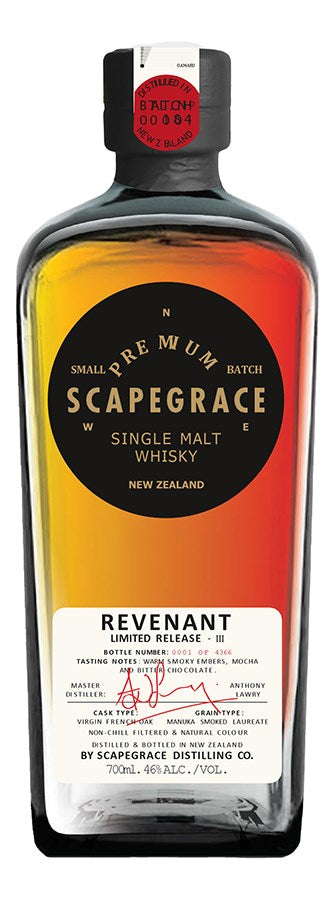 Scapegrace Fortuna Vi Single Malt Whisky 700ml