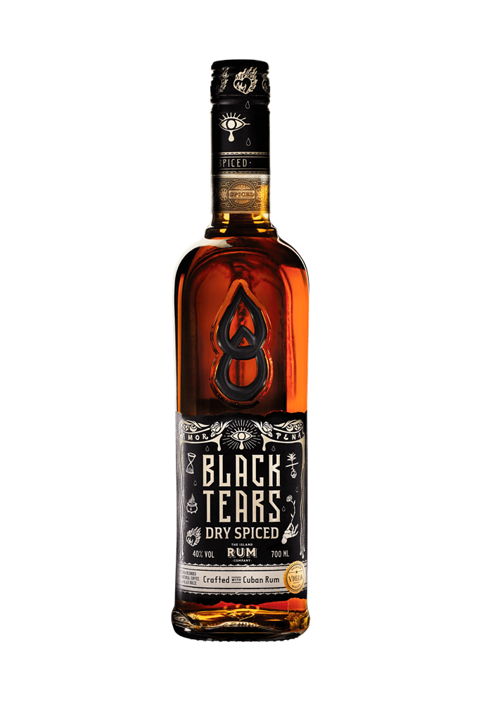 Black Tears Spiced Rum 40% 700ml