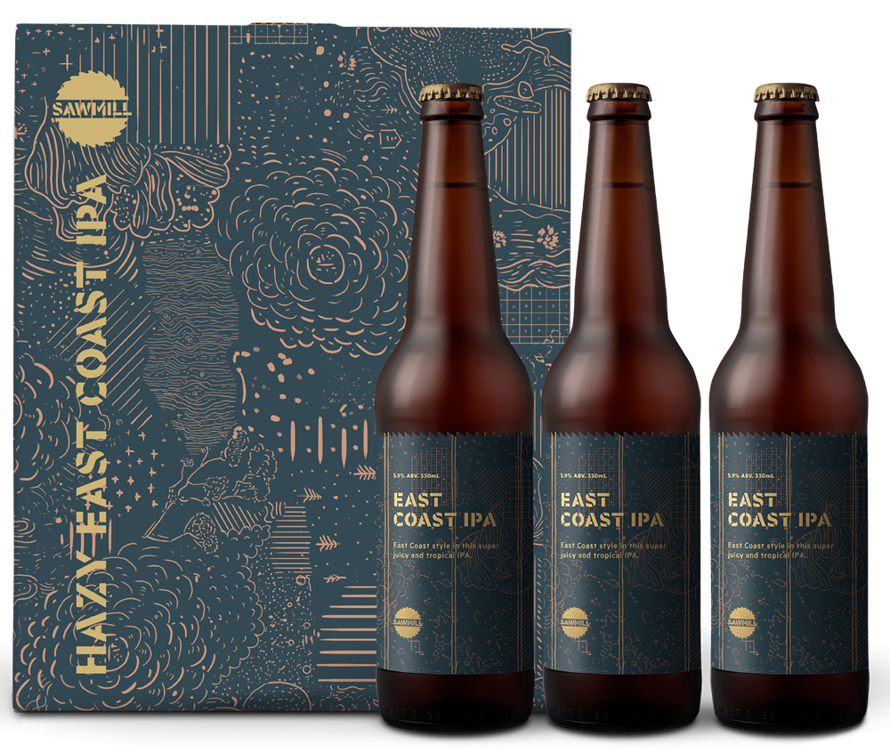 SAWMILL  HAZY IPA 6 PACK CAN 330ML