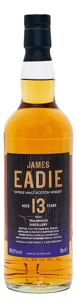 James Eadie Teaninich 13YO Refill Marsala Hogshead Finish 56.5%