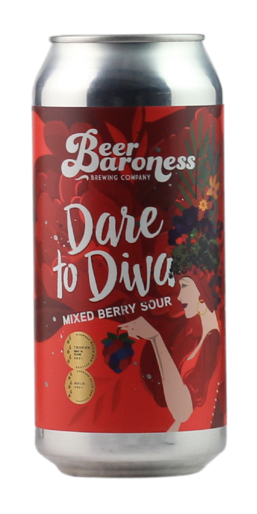 Beer Baroness Dare to Diva Mixed Berry Sour 440 ml can