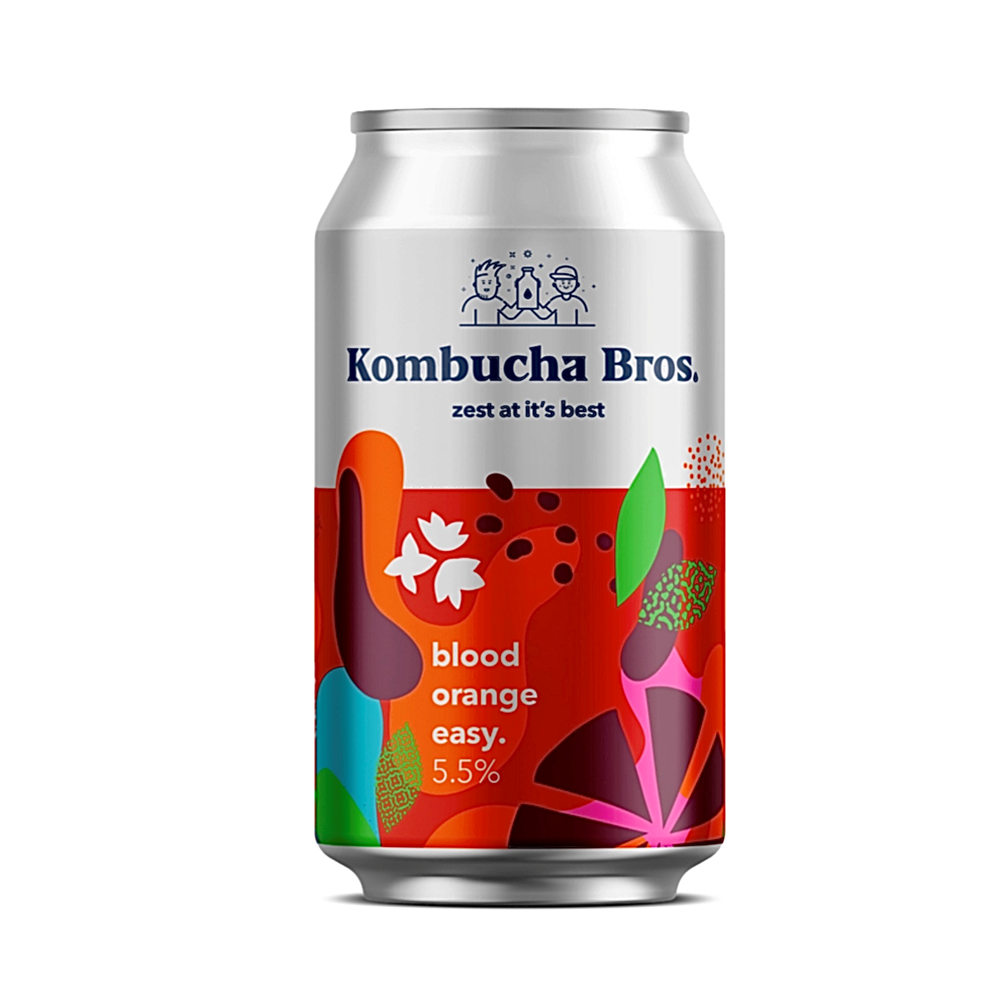 Kombucha Bros Blood Orange Easy 330ml Can