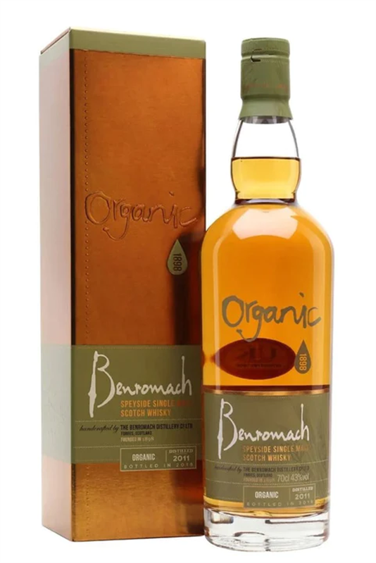 BENROMACH ORGANIC 2012/8YO SINGLE MALT 43% 700ML