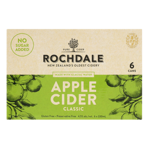 Rochdale Traditional Apple Cider Cans 330ml 6 packs