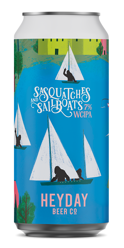 Heyday Sasquatchs & Sailboats WCIPA 440 ml