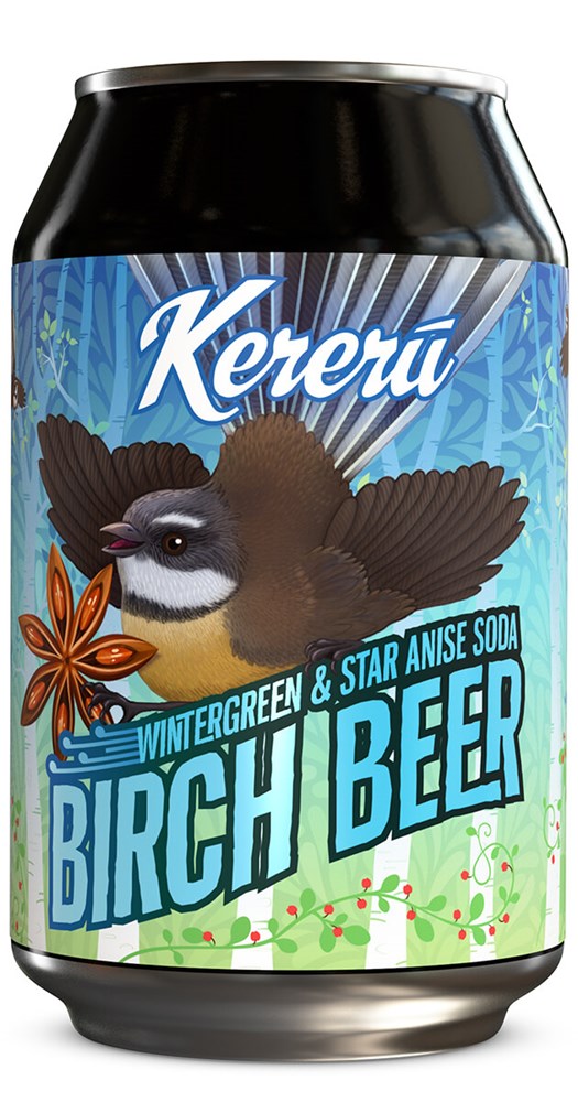Kereru Birch Beer Soda 330ml