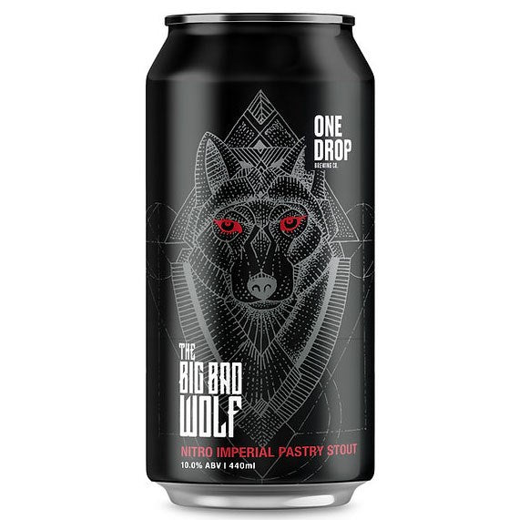 One Drop Brewing Big Bad Wolf Nitro Imperial Stout 440mL