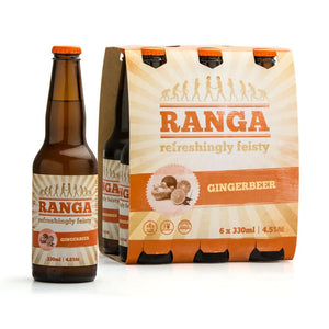 Ranga Ginger Beer 4.5% 330ml can 6 pack