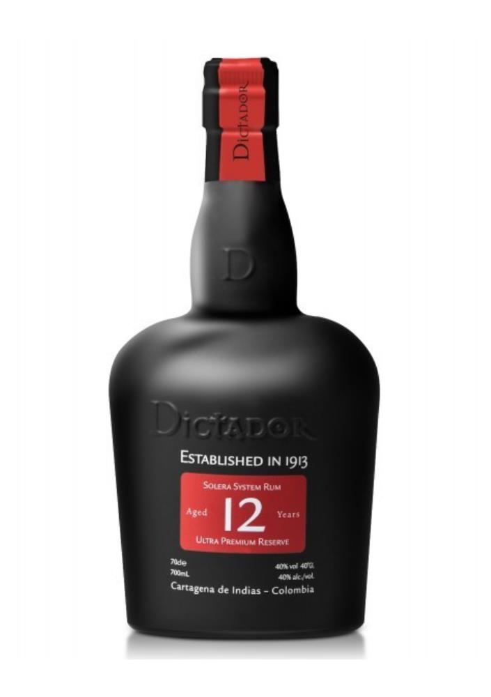 Dictador 12 YO Rum 40% 700ML