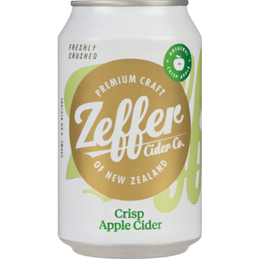 Zeffer Crisp Apple Cider 330ml Can