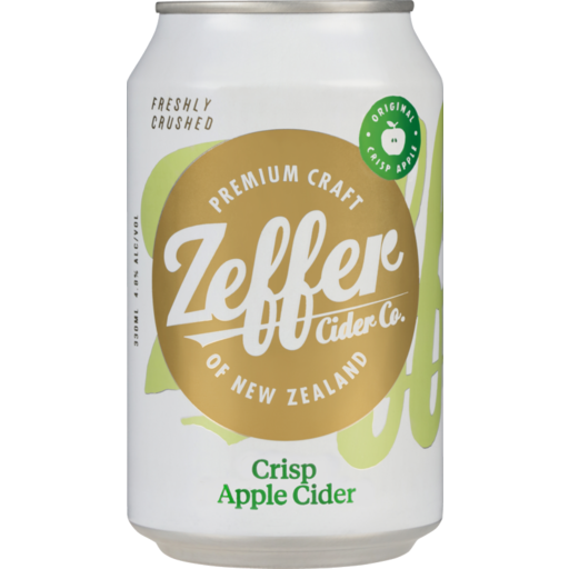 Zeffer Crisp Apple Cider 6 pack 330ml can